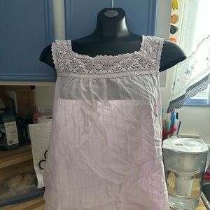 Denver Hayes Lilac Lace Trim Chemise